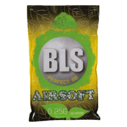 BLS BIO Airsoft Pellets 0.25g, 4000 BBs (Bag) - Black