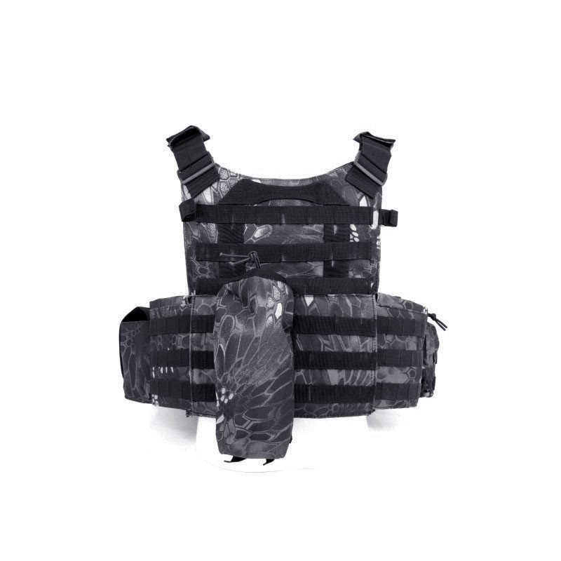 Kryptek Camo Color Molle Combat Strike Plate Carrier Airsoft Tactical V Black Eagle Corporation