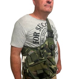 Sac Band. Camo Swiss arms