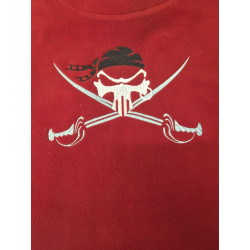 Polaire Pirate Rouge - Taille XL
