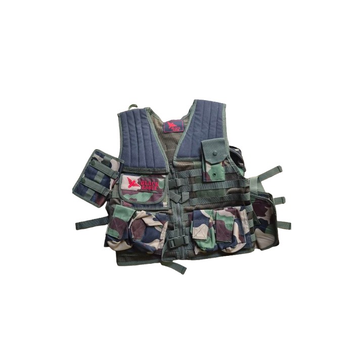 Tactical Vest Black Eagle - Version Camo L-Pouch