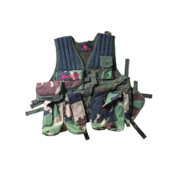 Tactical Vest Black Eagle - Version Camo L-Pouch (High Cap)
