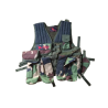 Tactical Vest Black Eagle - Version Camo L-Pouch (High Cap)