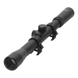 VISEUR 1" AVEC MONTURES POUR CARABINE 4X20 Duel Code 11MM