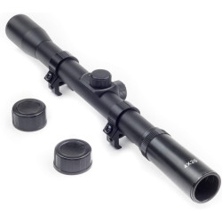 VISEUR 1" AVEC MONTURES POUR CARABINE 4X20 Duel Code...