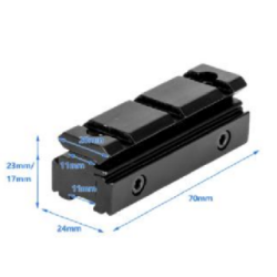 Rail VEXOR 11mm to 22 mm [Black Eagle Corporation]