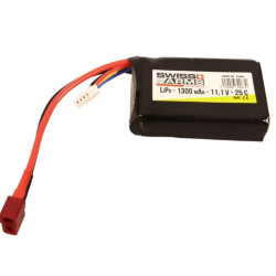 Batterie LiPo AN/PEQ 11.1v - 1300 mAh - 25C - T-Dean...