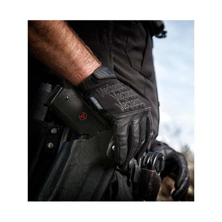 Gants Mechanix Recon cuir noir tactiques taille L