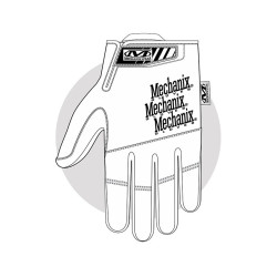 Gants de palpation en cuir Recon - Noir Mechanix XXL