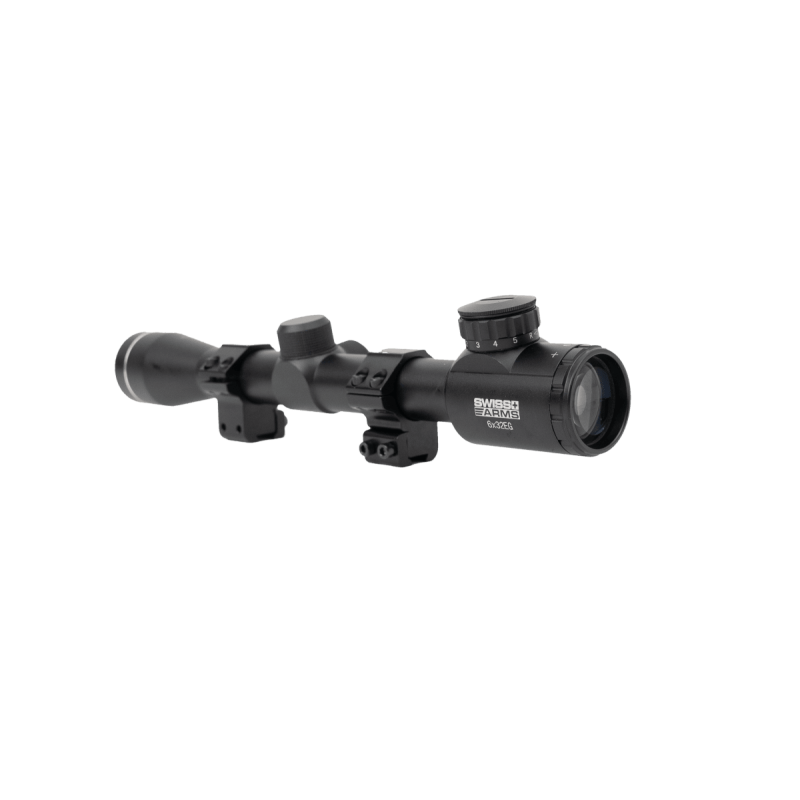 Swiss Arms Scope 6x32EG Red Reticle incl. 11mm Mount Rings