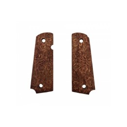 Swiss arms Flower wood Pistol Grips for 1911