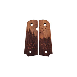 Swiss arms Wild Life wood Pistol Grips for 1911