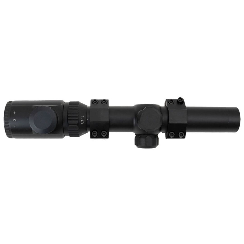 Swiss Arms Telescopic Rifle Scope 1,25-6x26E F82 11mm Weaver Mounts