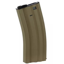 Chargeur M4 Hi-Cap Métal Tan 300 Billes