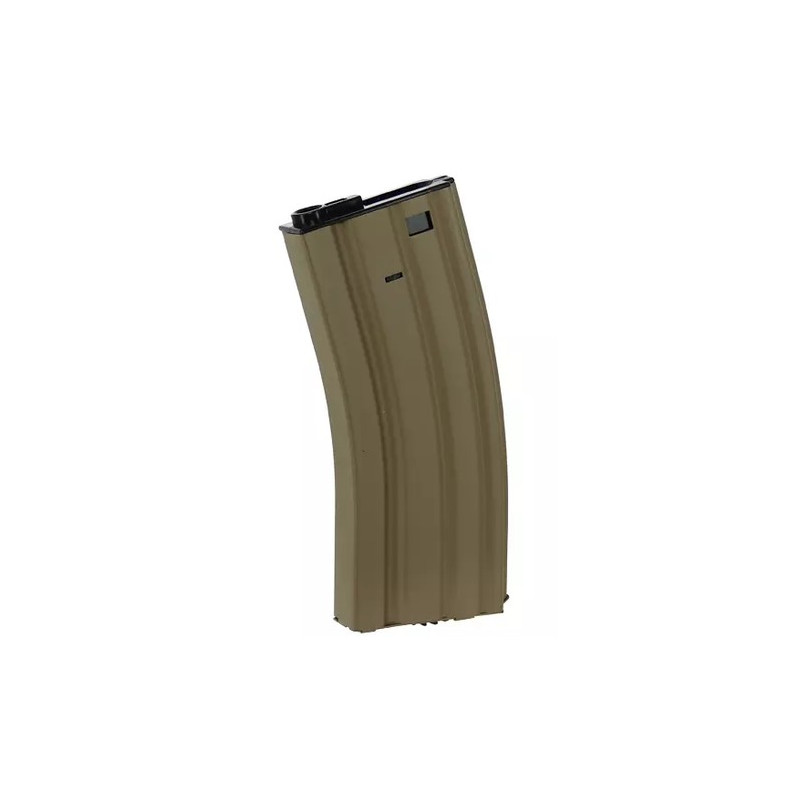 Chargeur M4 Hi-Cap Métal Tan 300 Billes
