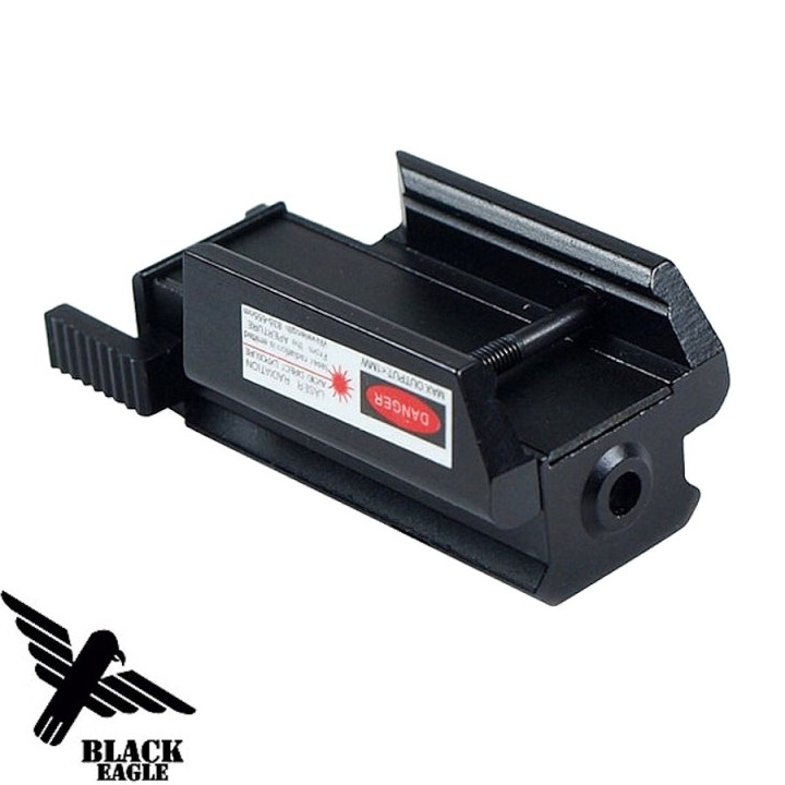 Black Eagle BS-8 Red Airsoft Laser - 20 mm Picatinny Rail - Stealth v2.0