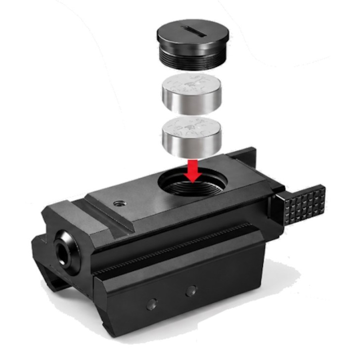 Black Eagle BS-8 Red Airsoft Laser - 20 mm Picatinny Rail - Stealth v2.0