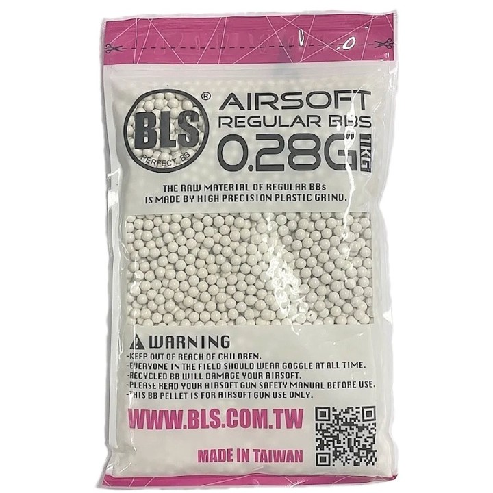 Billes airsoft 0,28g pour répliques puissantes AEG GBBR