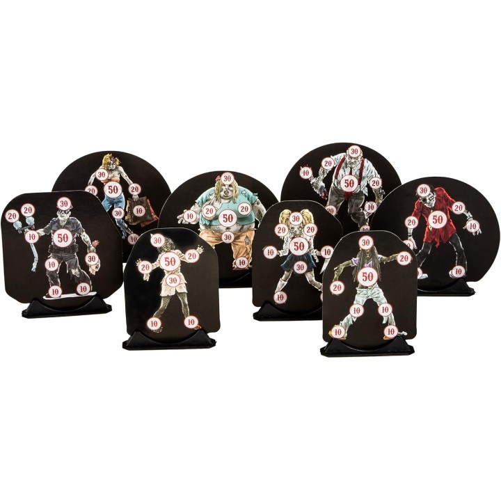 Lot de 50 cibles Airsoft en plastique Design Zombie DG012