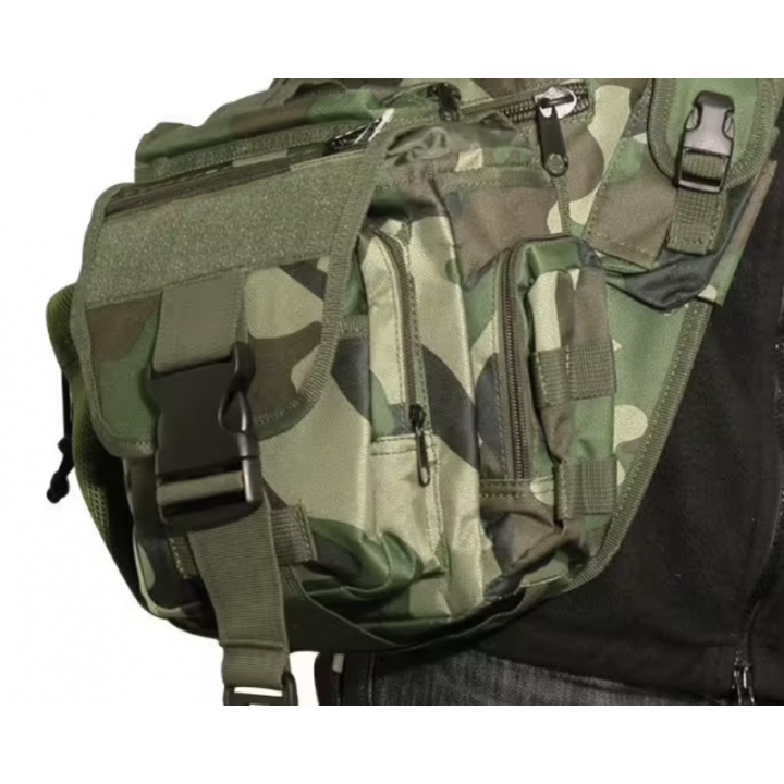 Sac Band. Camo Swiss arms