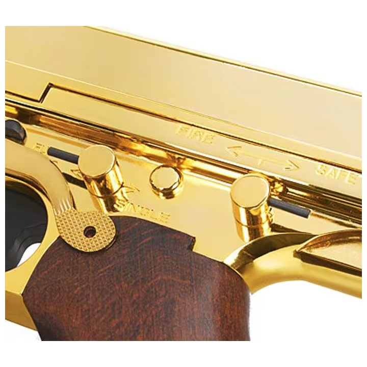 Thompson M1A1 Military AEG - Gold & Bois véritable - Cybergun / King Arms