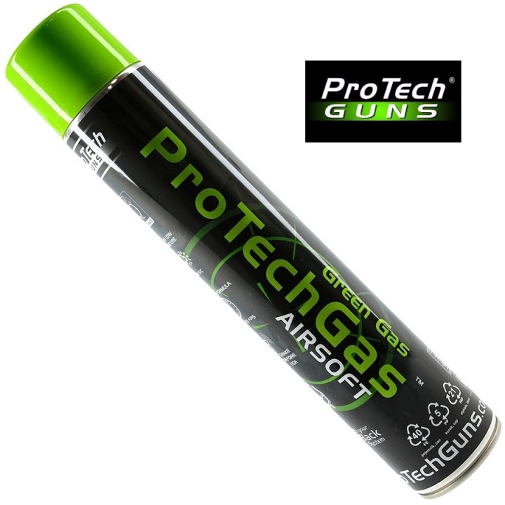 PROTECH GREEN GAS 1000ML - Produits Airsoft