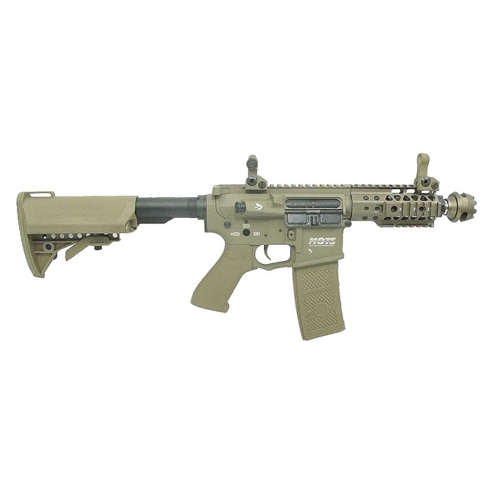 AEG M4 G&P Rapid Gun Dark Earth en aluminium CNC, finition FDE