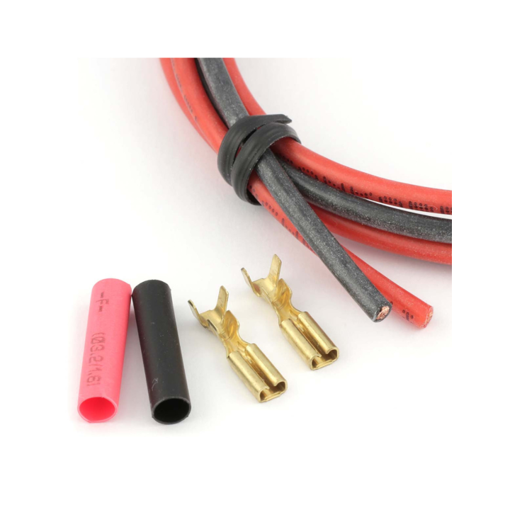 Cable électrique basse résistance 2x60cm avec connecteurs moteur
