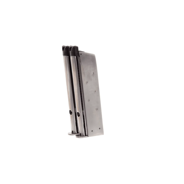 Double chargeur gaz 30 billes 1911 Dual Barrel Silver WE