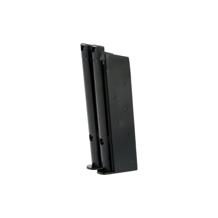 Double chargeur gaz 1911 Dual Barrel noir WE