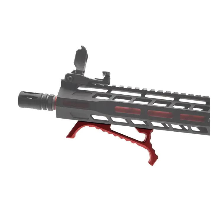 Poignée VP23 KeyMod et M-LOK rouge JJ Airsoft
