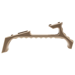 Poignée inclinée de type VP23 pour KeyMod et M-LOK - Aluminium / Tan - JJ Airsoft
