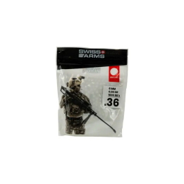 Billes 0,36g sachet 1000 BBs blanches Swiss Arms