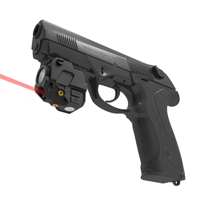 lampe laser en alliage d'aluminium durable, lampe avec viseur intégré, charge magnétique, laser rouge