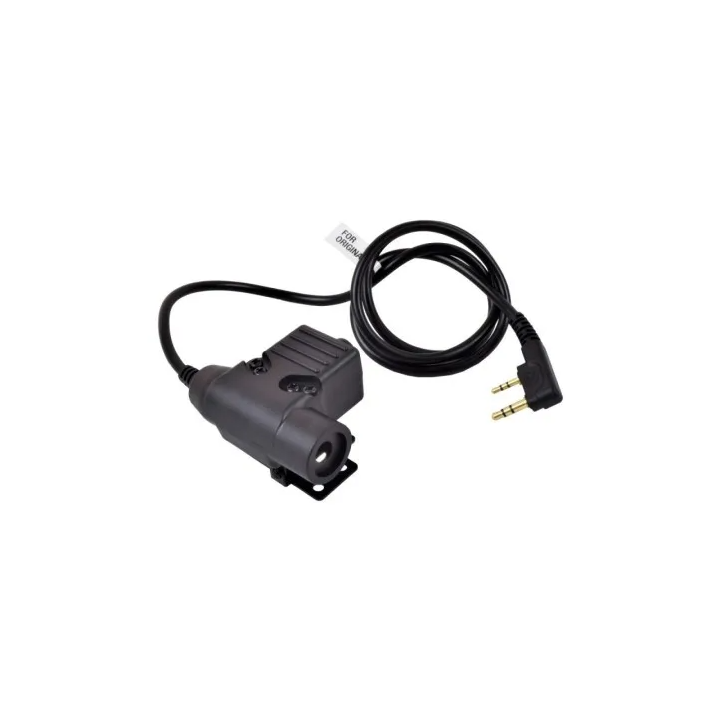 WADSN PTT U94 - KENWOOD / BAOFENG BLACK (WC001-BKEN)