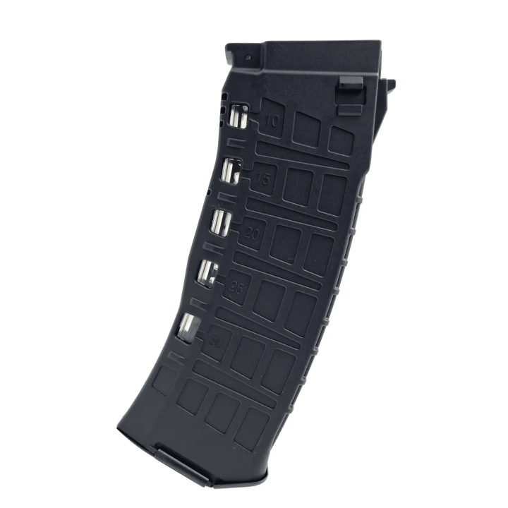 550 BBs Hi-Cap Magazine for AK-12 AEG - Black - Arcturus