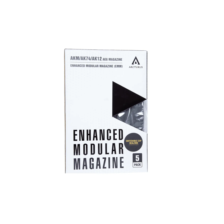 Pack of 5 - AK-74 type 30-135 BBs Mid-Cap Magazine for AK AEG - Black – Arcturus