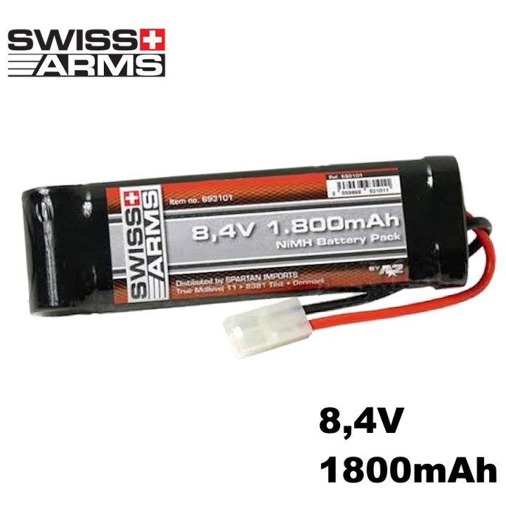 Batterie NIMH - 1800mAh 8,4V – Swiss Arms