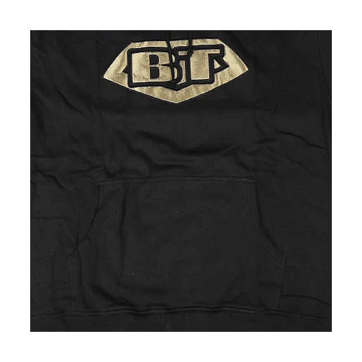 Sweat à capuche BT noir XL poche kangourou
