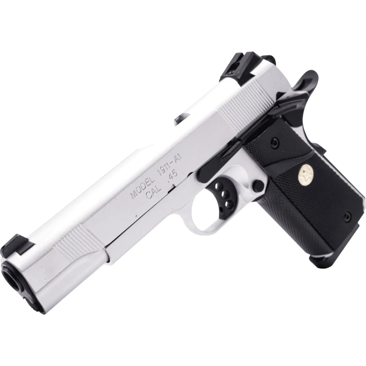 Pistolet GBB R27-S 1911 MEU silver Army Armament