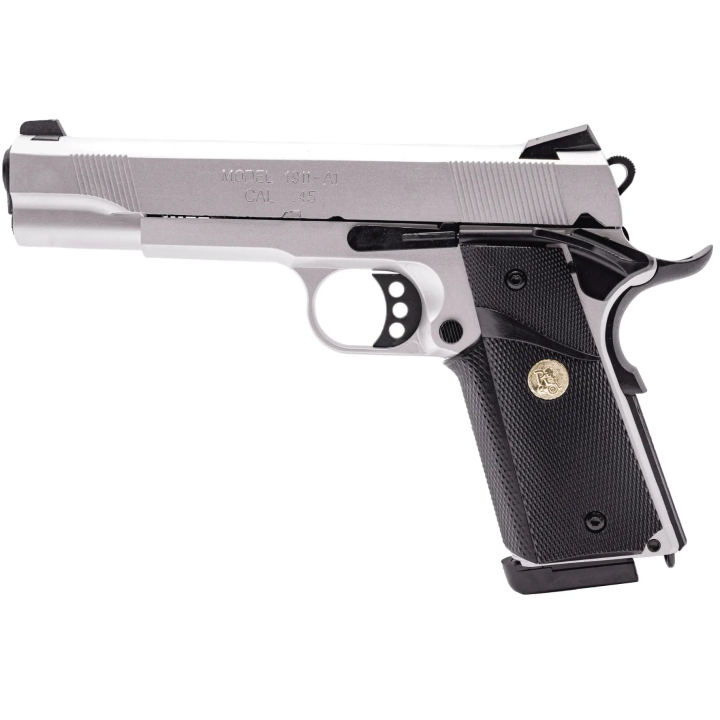 Pistolet GBB R27-S 1911 MEU silver Army Armament