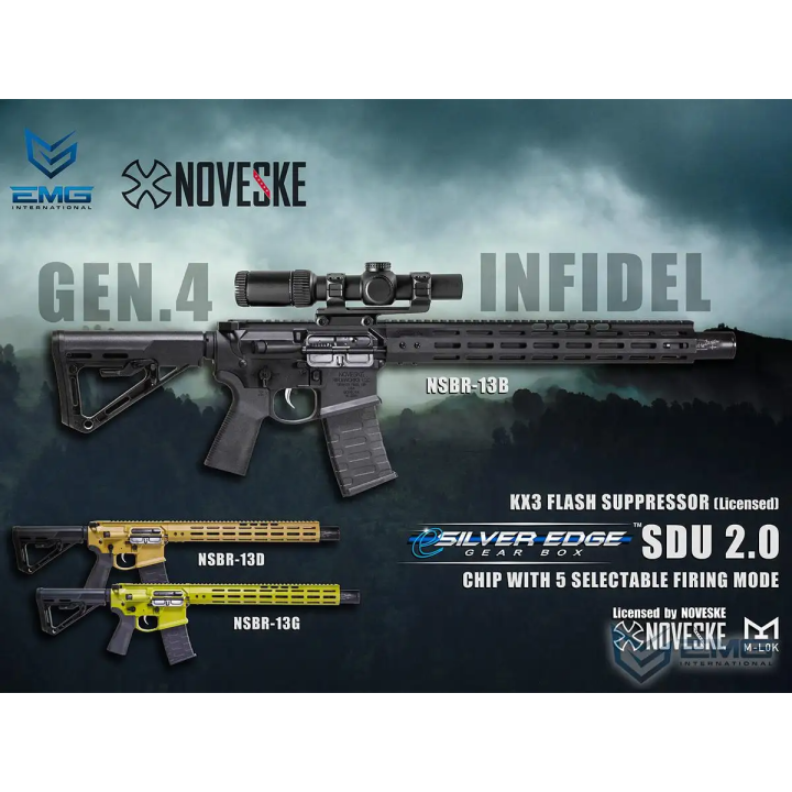 Noveske N4 Gen.4 Shorty AEG Bazooka Green EMG
