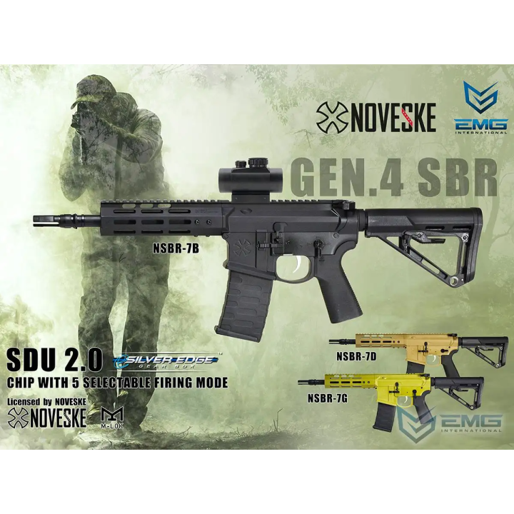 Noveske N4 Gen.4 Pistol AEG Bazooka Green EMG