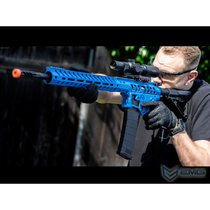 EMG x F-1 UDR-15 AR15 Edge II AEG noir et bleu